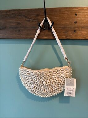 🔥🆕🔥 A New Day Beaded Lemon Crescent Shoulder Bag
